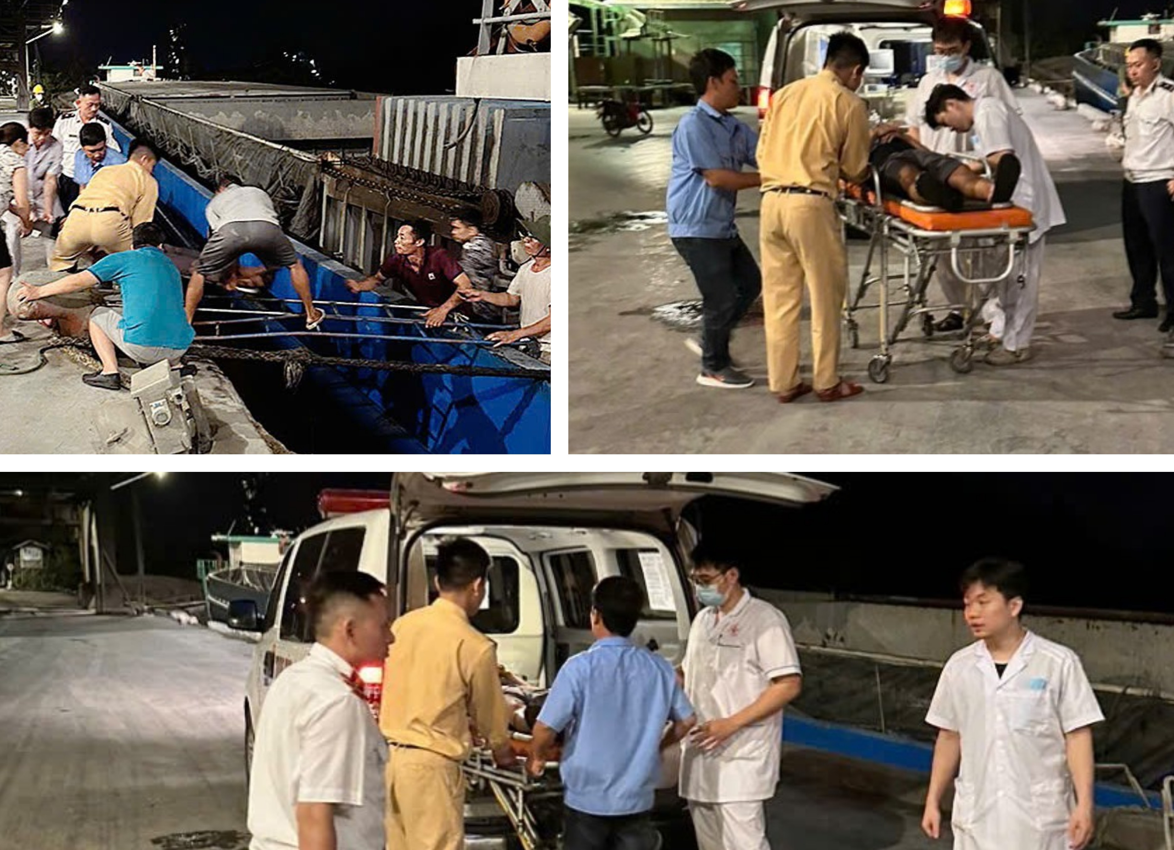 Trạm Cảnh sát đường thuỷ Bạch Đằng (Phòng Cảnh sát giao thông): Giúp đỡ thuyền viên bị đột quỵ